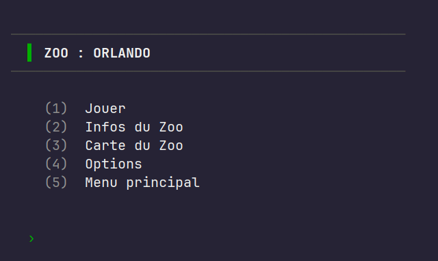 Tableau de bord ZOOTopie